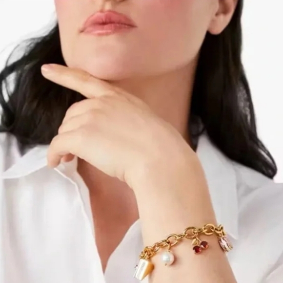 Kate Spade New York Pastry Shop Charm Bracelet $178 - Picture 6 of 7